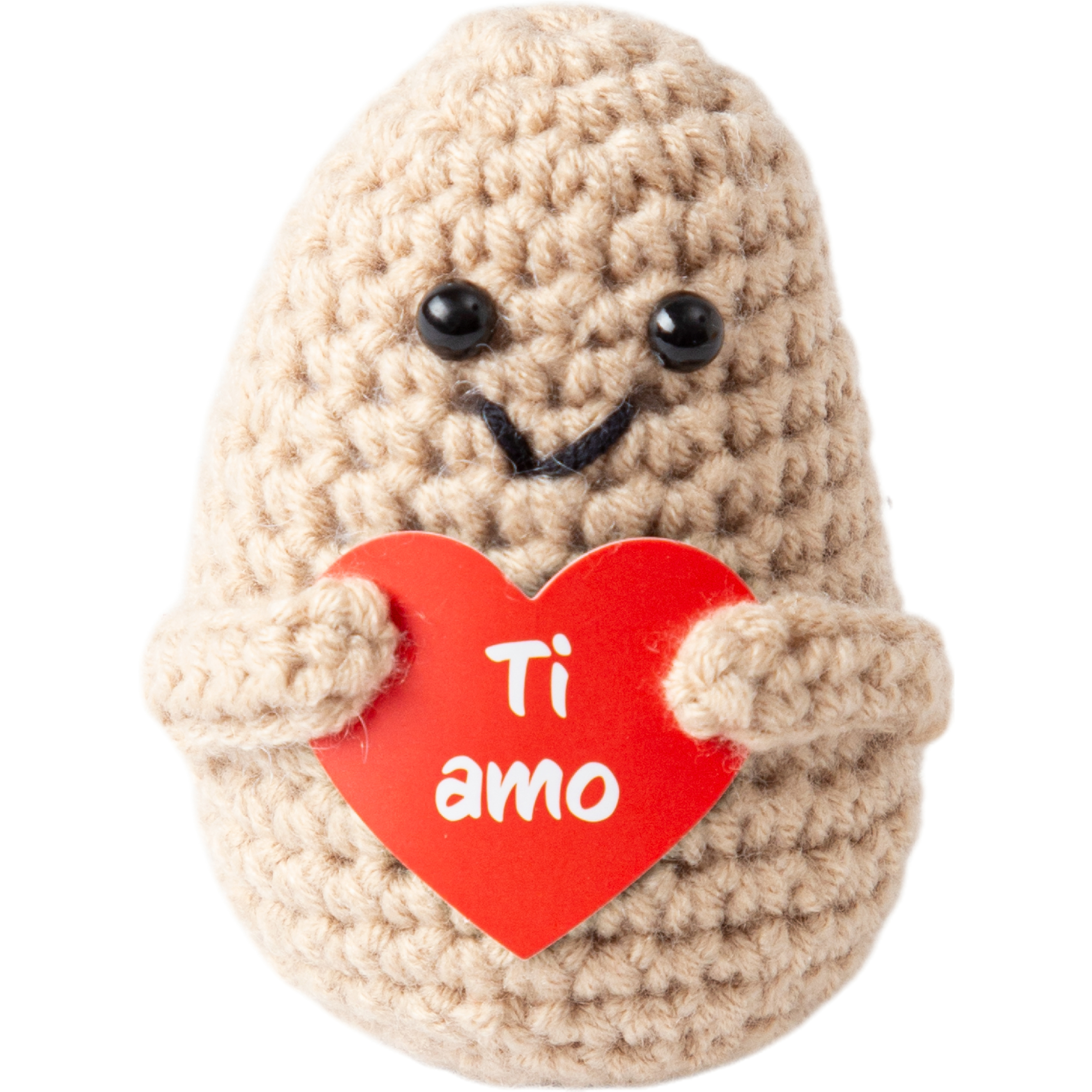 I AM CREATIVE Positive Potato Ti amo 8cm 1000-1462 beige