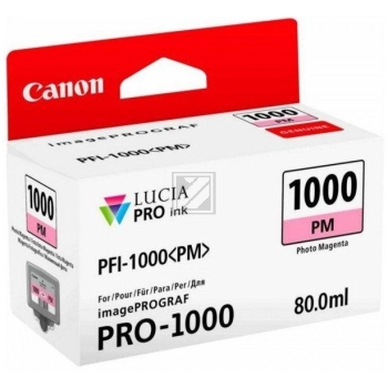 CANON Tintenpatrone photo magenta PFI-1000 iPF PRO-1000 80ml