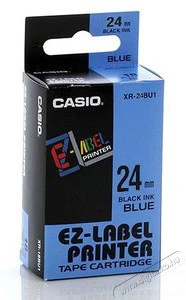 CASIO Beschriftungsband XR-24BU 24mm/8m schwarz/blau