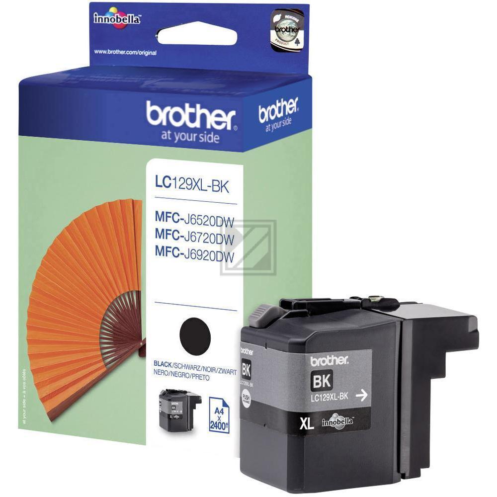 BROTHER Tintenpatrone XL schwarz LC-129XLBK MFC-J6920 2400 Seiten