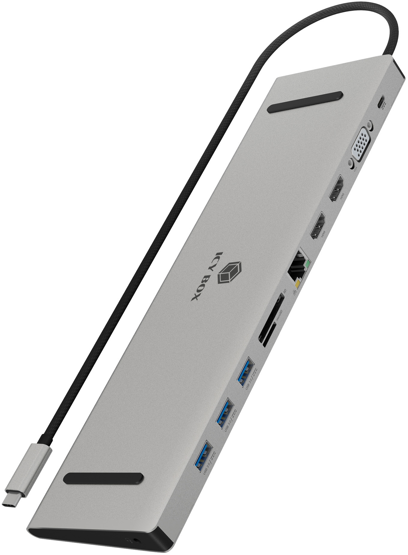 ICY BOX USB Type-C Dockingstation IB-DK2106a-CPD 2xHDMI,VGA,3x USB-A,PD