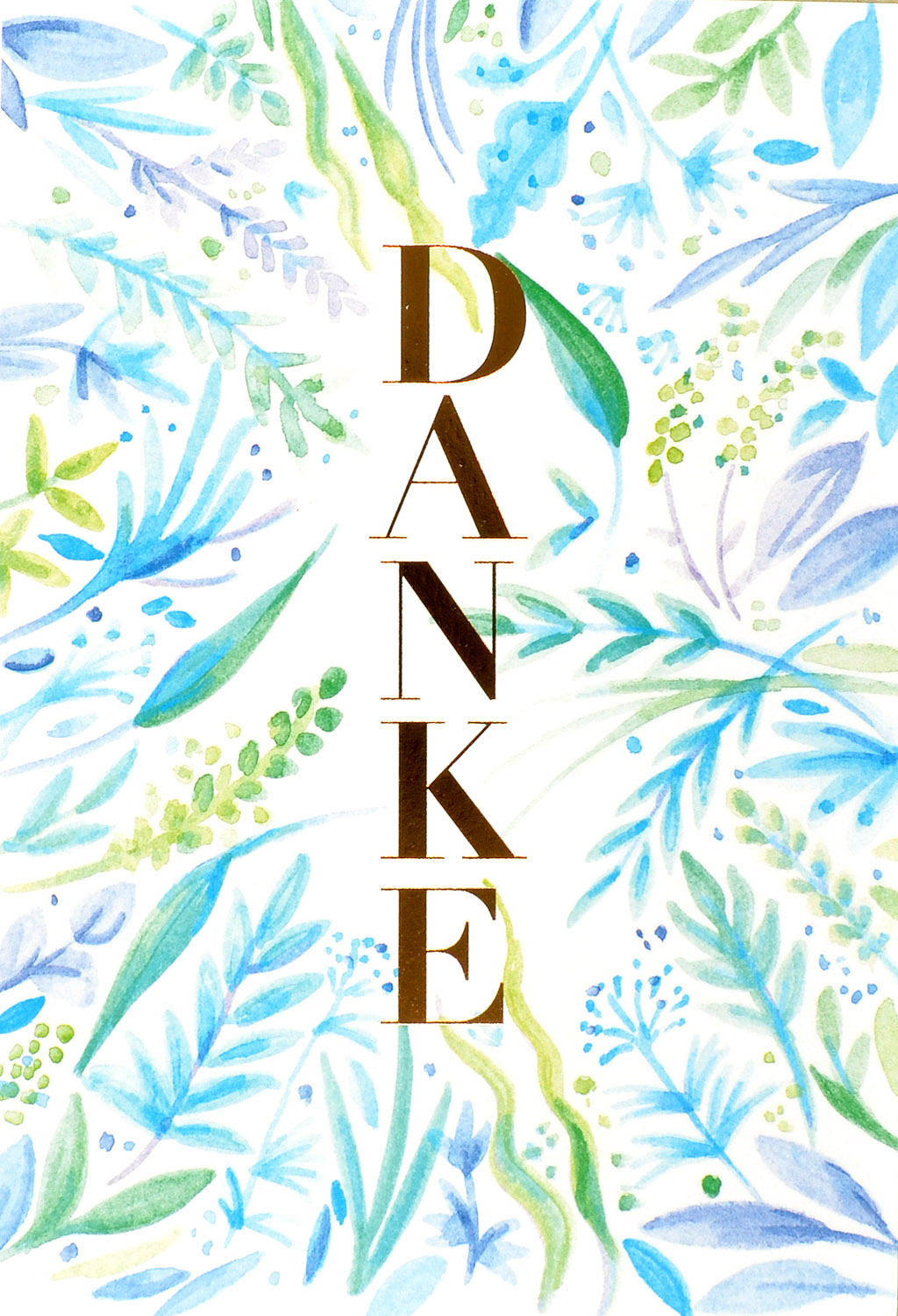 ABC Dankeskarte Blätter 1120002800 B6