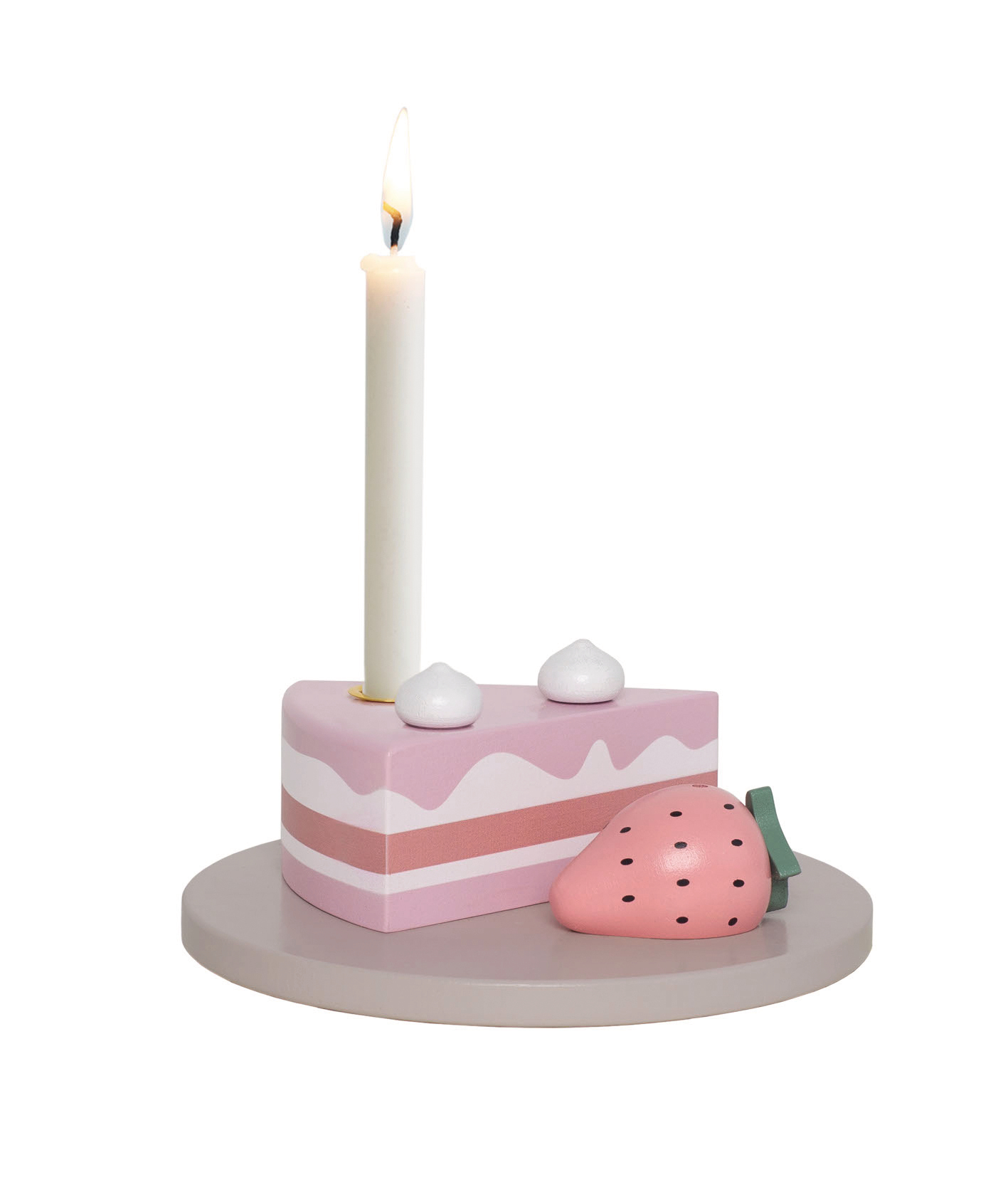 JABADABADO Geburtstagsdekoration 15x15cm T330 Erdebeerkuchen