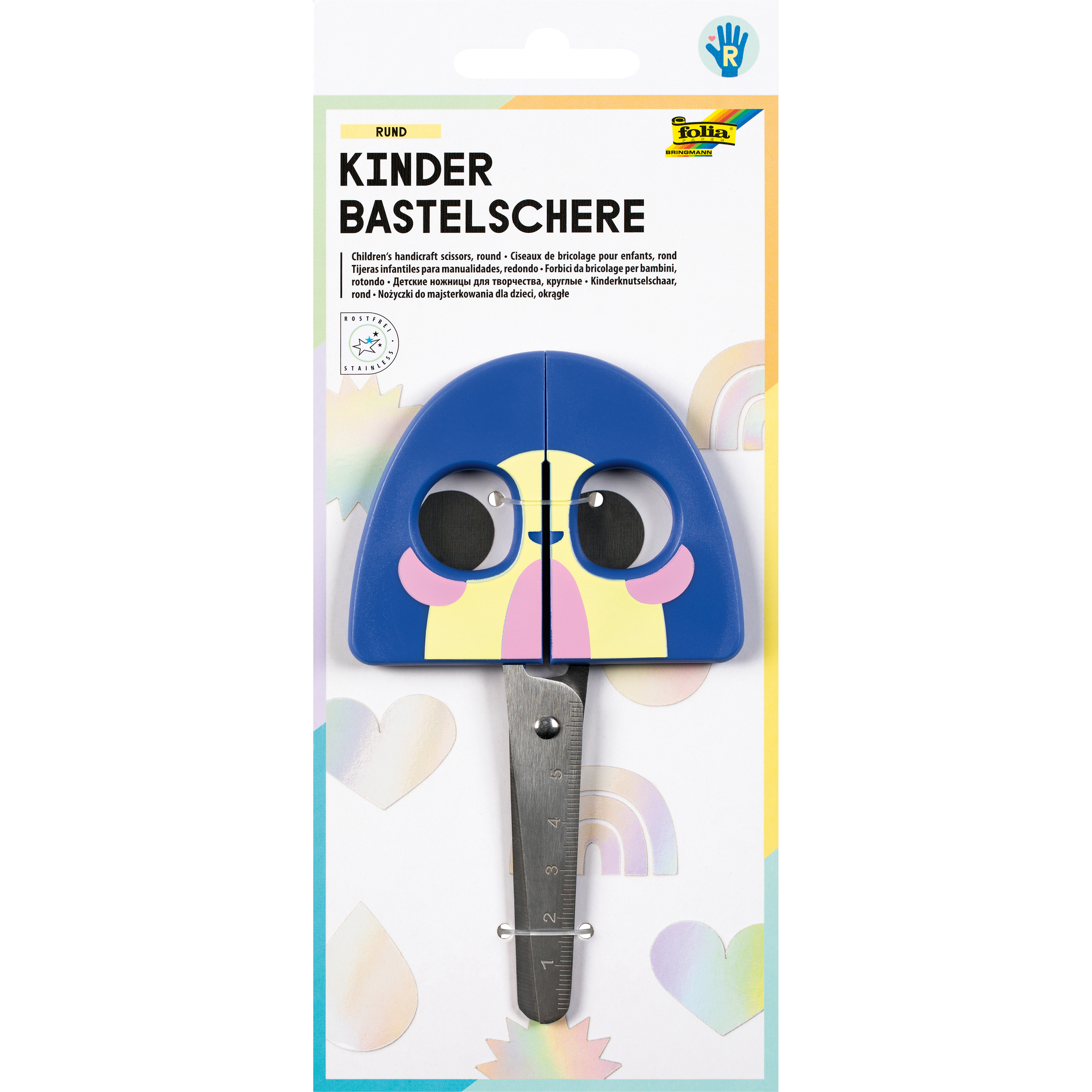 FOLIA Bastelschere 16cm 772 Rainbow