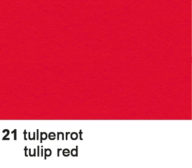 BÜROLINE Fotokarton 50x70cm 3882221 300g, tulpenrot