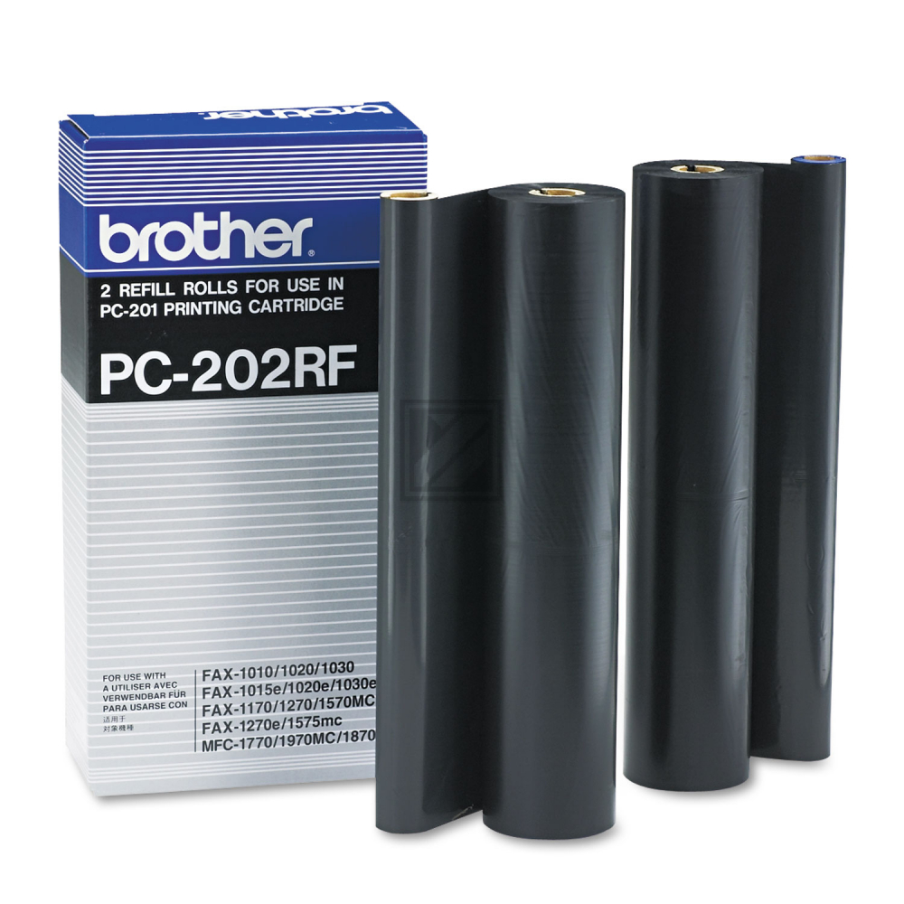 BROTHER Refill Filmrollen PC-202RF Fax-1010 2 Rollen BROTHER Refill Filmrollen PC-202RF Fax-1010 2 Rollen