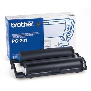 BROTHER Druckkassette m. Filmrolle PC-201 Fax-1010 420 Seiten