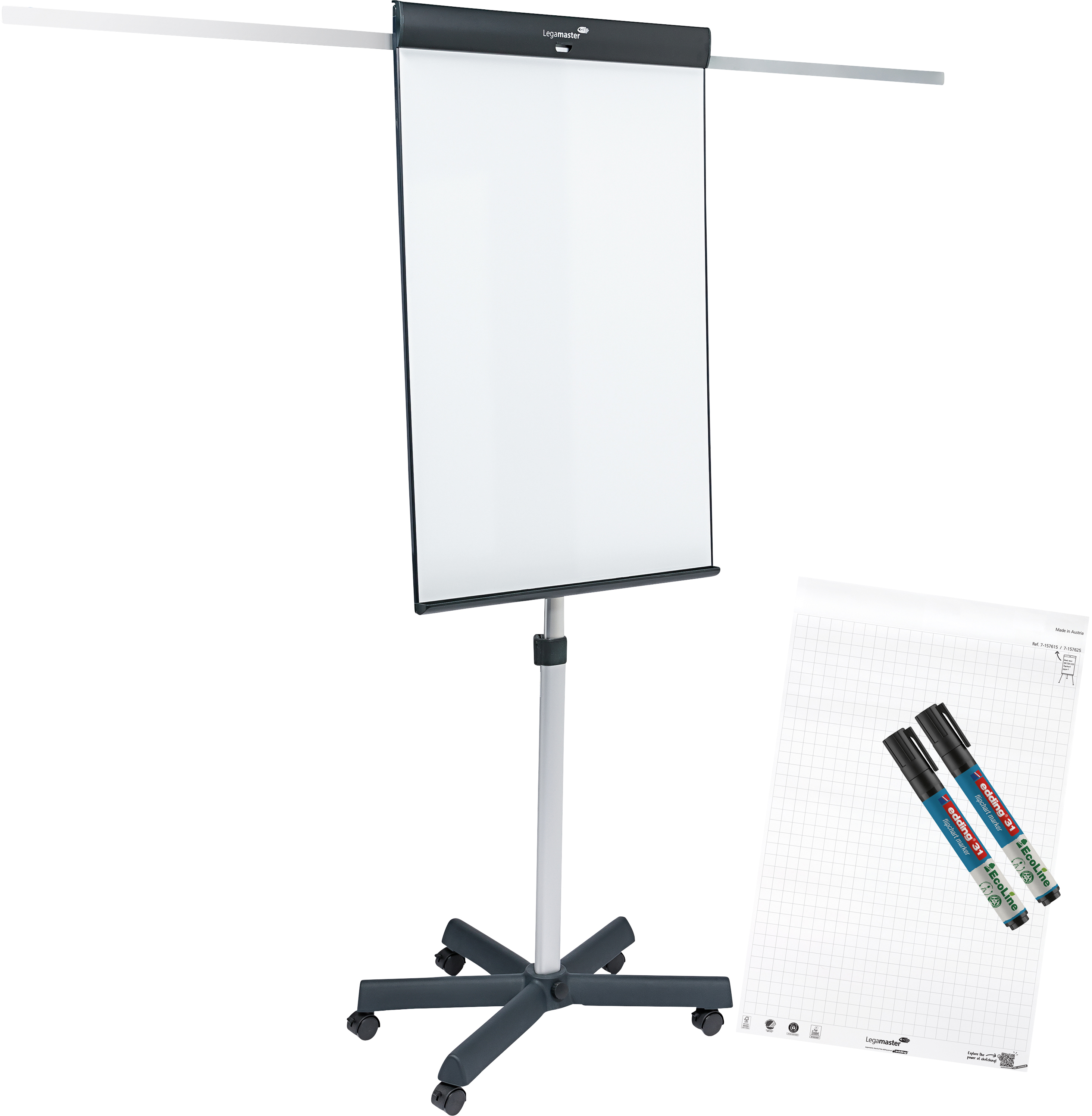LEGAMASTER Flipchart Sternfuss 135x77cm 7-153310 SKETCH PRO