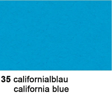 BÜROLINE Tonzeichenpapier 50x70cm 2232235 130g, calif.blau