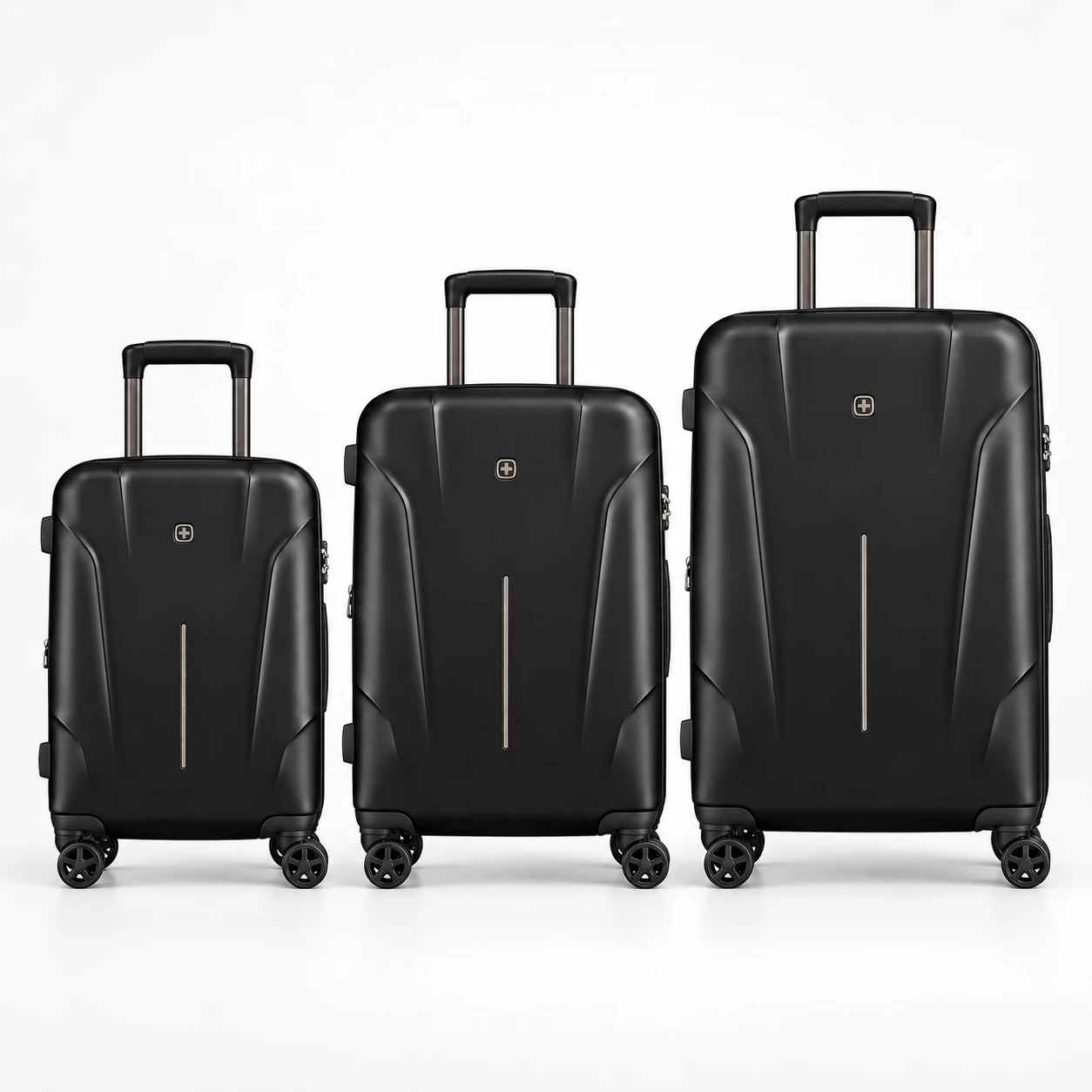 WENGER Ryon Pro Hardside 3pc Set 653926 Black