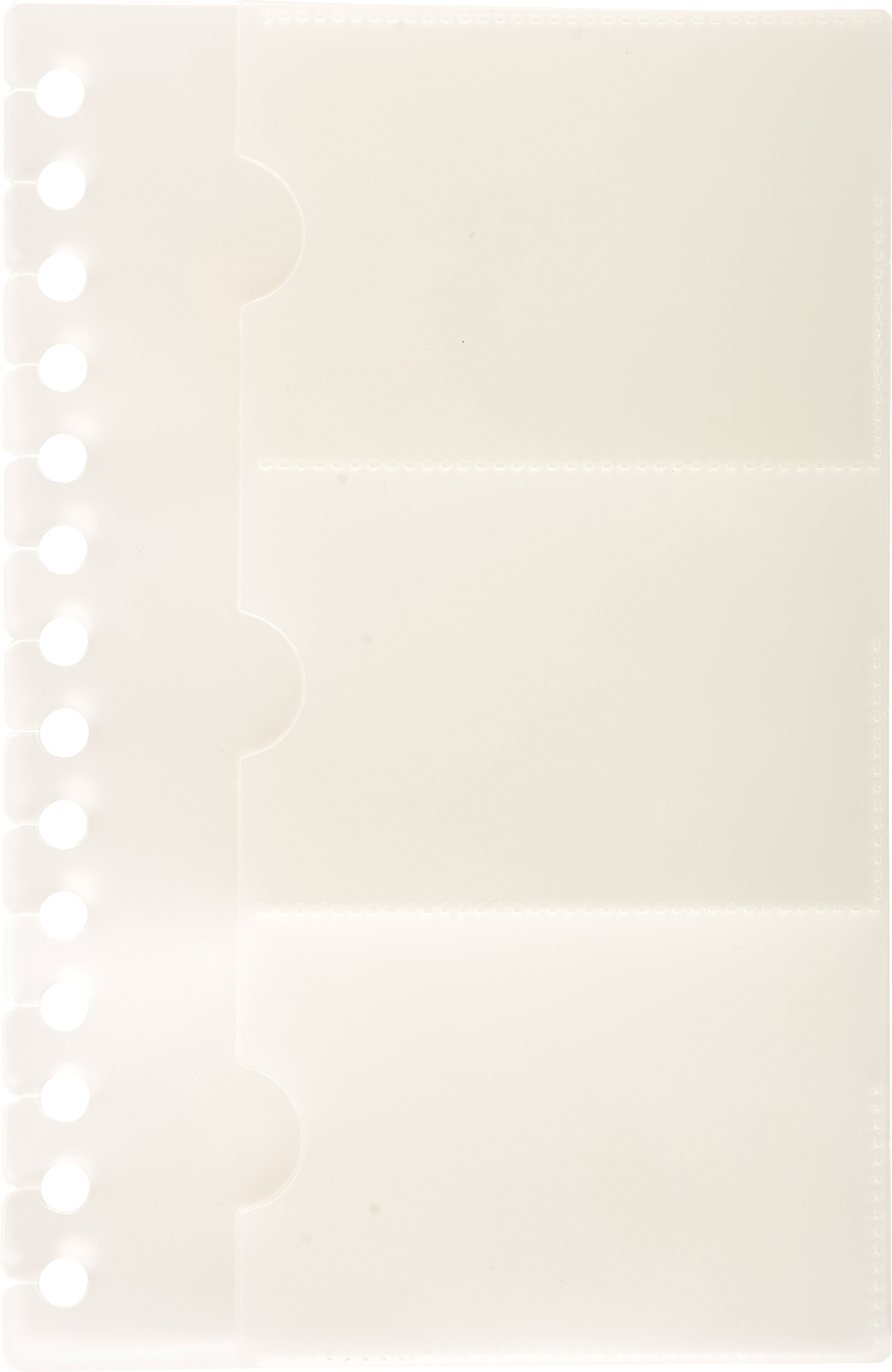 EXACOMPTA Visitenkartenbuch Exacard 85034E Ersatzhüllen 10 Stk. 19x12.5cm