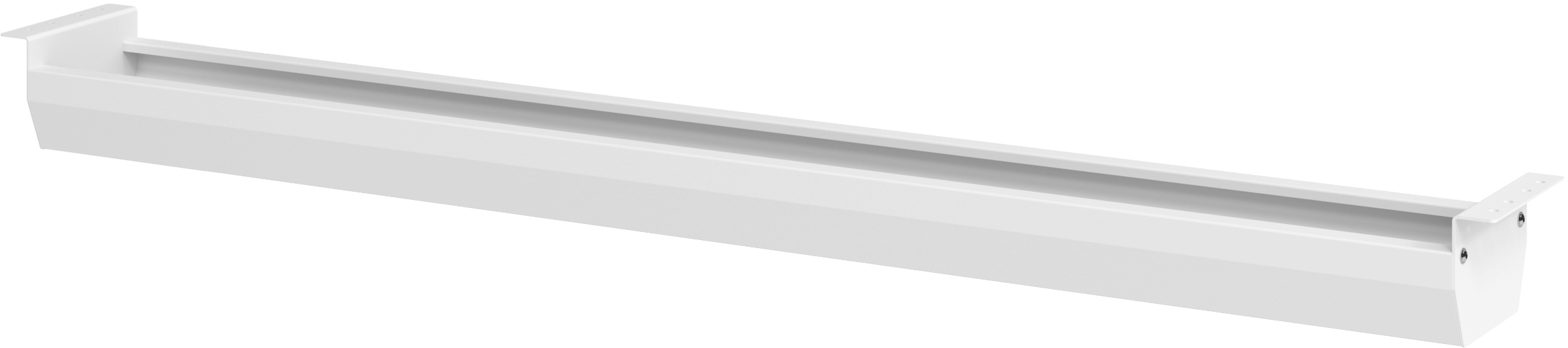 APOLLO Kabelwanne 126cm VK16/W weiss, für 160cm Tische