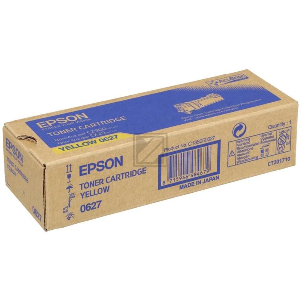 EPSON Toner-Modul yellow S050627 AcuLaser C2900N 2500 Seiten