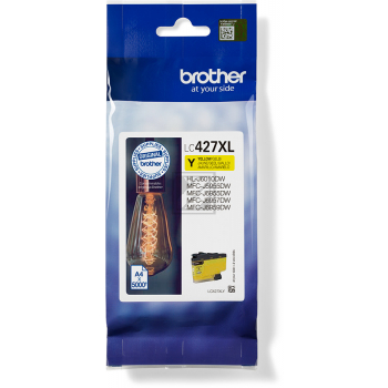 BROTHER Tintenpatrone HY yellow LC-427XLY MFC-J5955 5000 Seiten