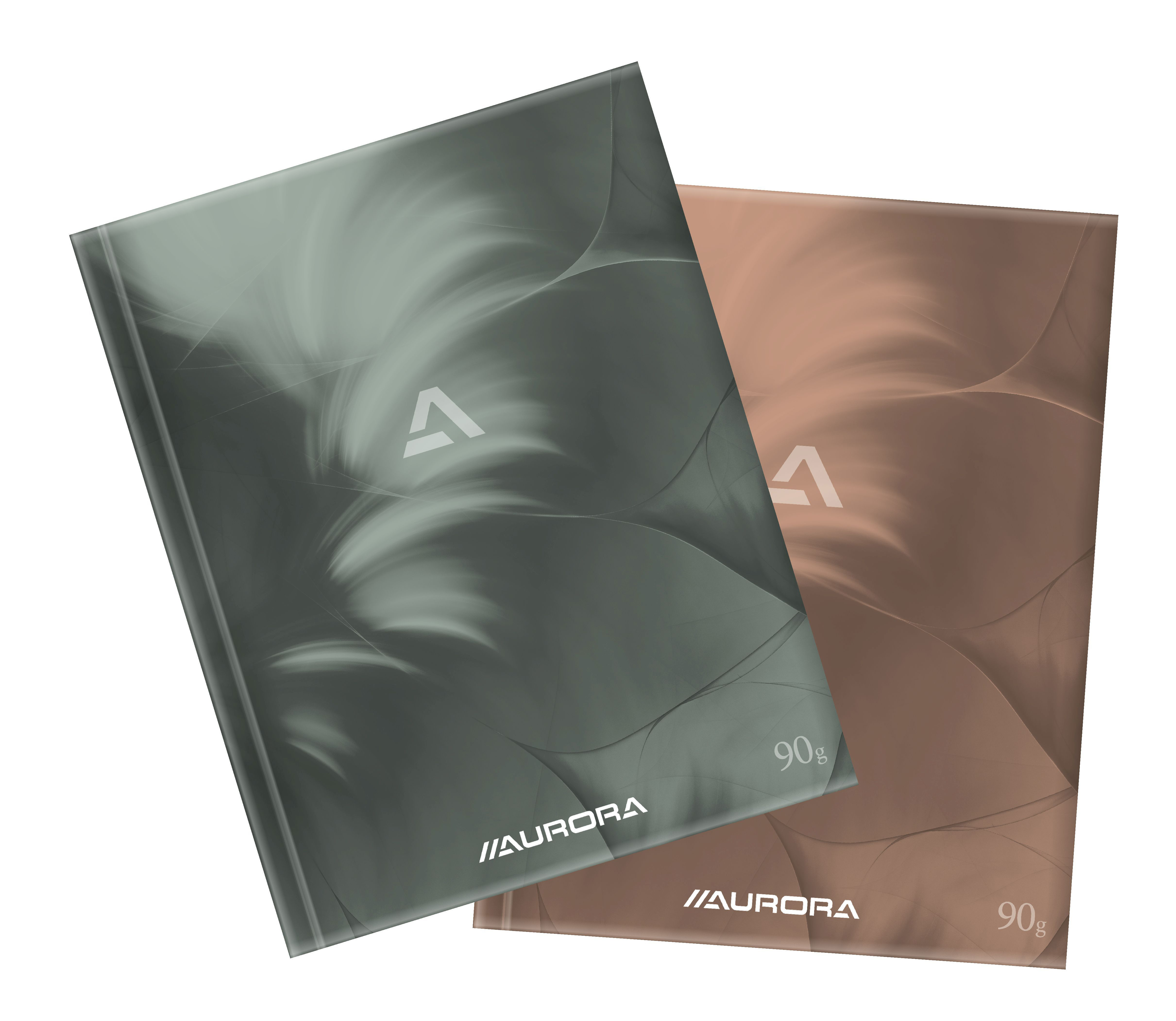 AURORA Notizbuch Mano A4 96MQ5 ass., kariert, 5mm 25 Blatt