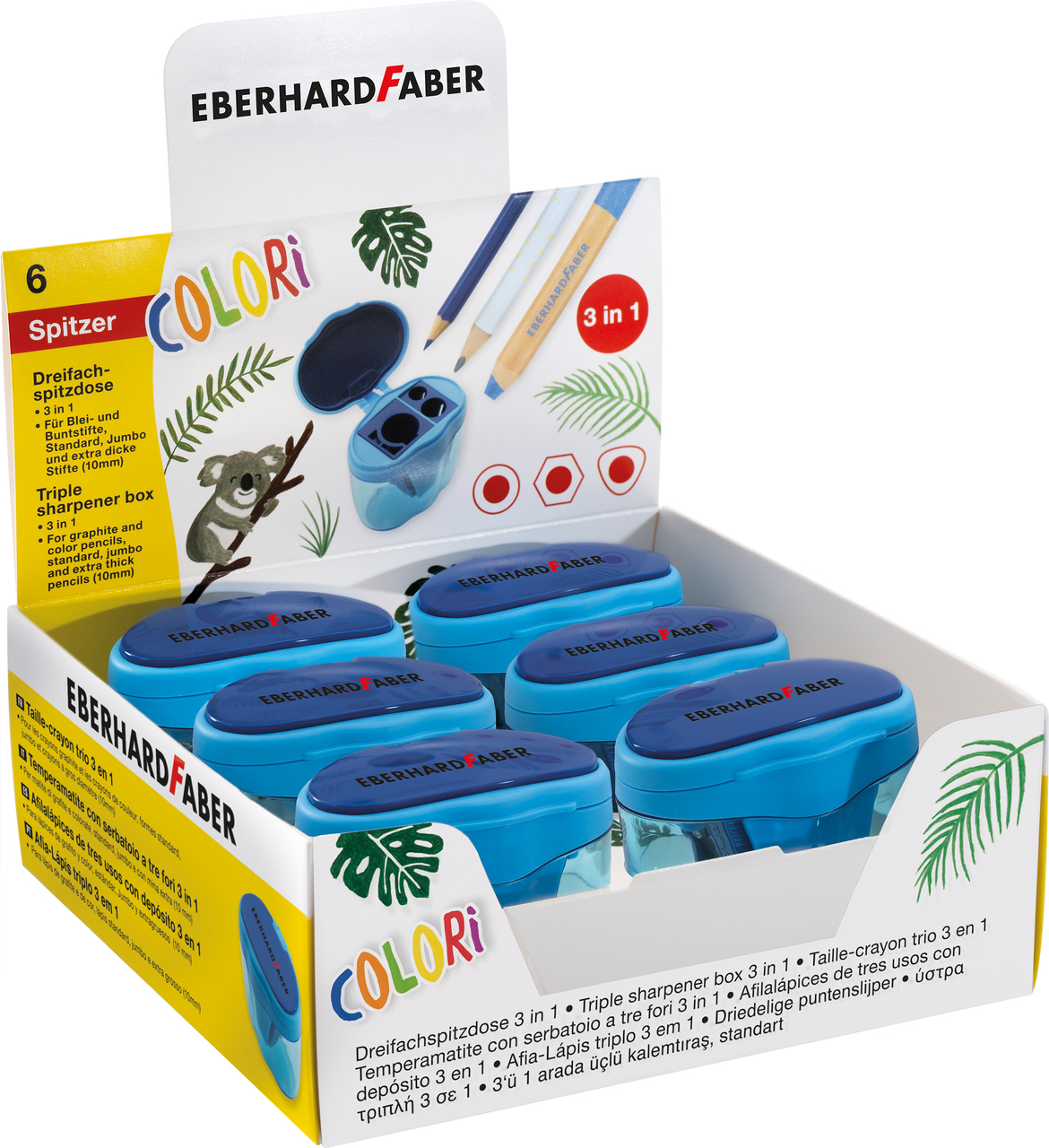 EBERHARD FABER Spitzer Colori 585149 blau