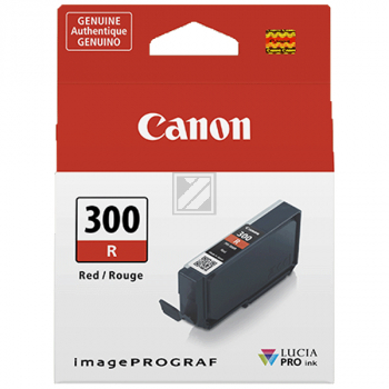 CANON Tintenpatrone rot PFI-300R iPF PRO-300 14.4ml