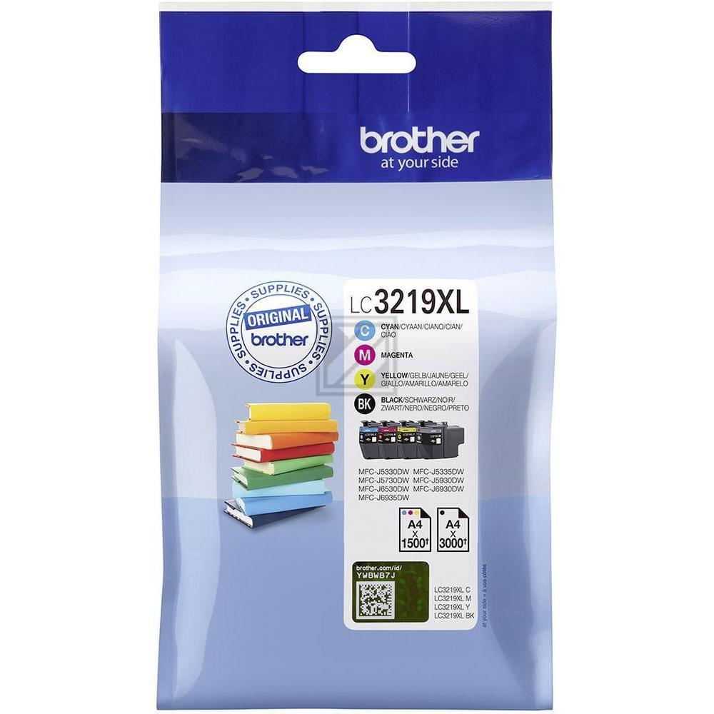 BROTHER Valuepack Tinte CMYBK LC-3219XLVAL MFC-J5330DW 3000/1500 Seiten