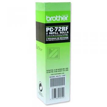 BROTHER Refill Filmrollen PC-72RF Fax-T72 2 Rollen BROTHER Refill Filmrollen PC-72RF Fax-T72 2 Rollen