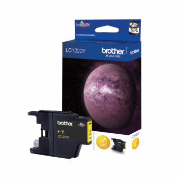 BROTHER Tintenpatrone yellow LC-1220Y DCP-J525W 300 Seiten