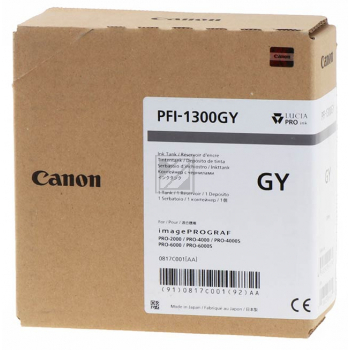 CANON Tintenpatrone grey PFI1300G iPF PRO-2000/PRO-6000S 330ml
