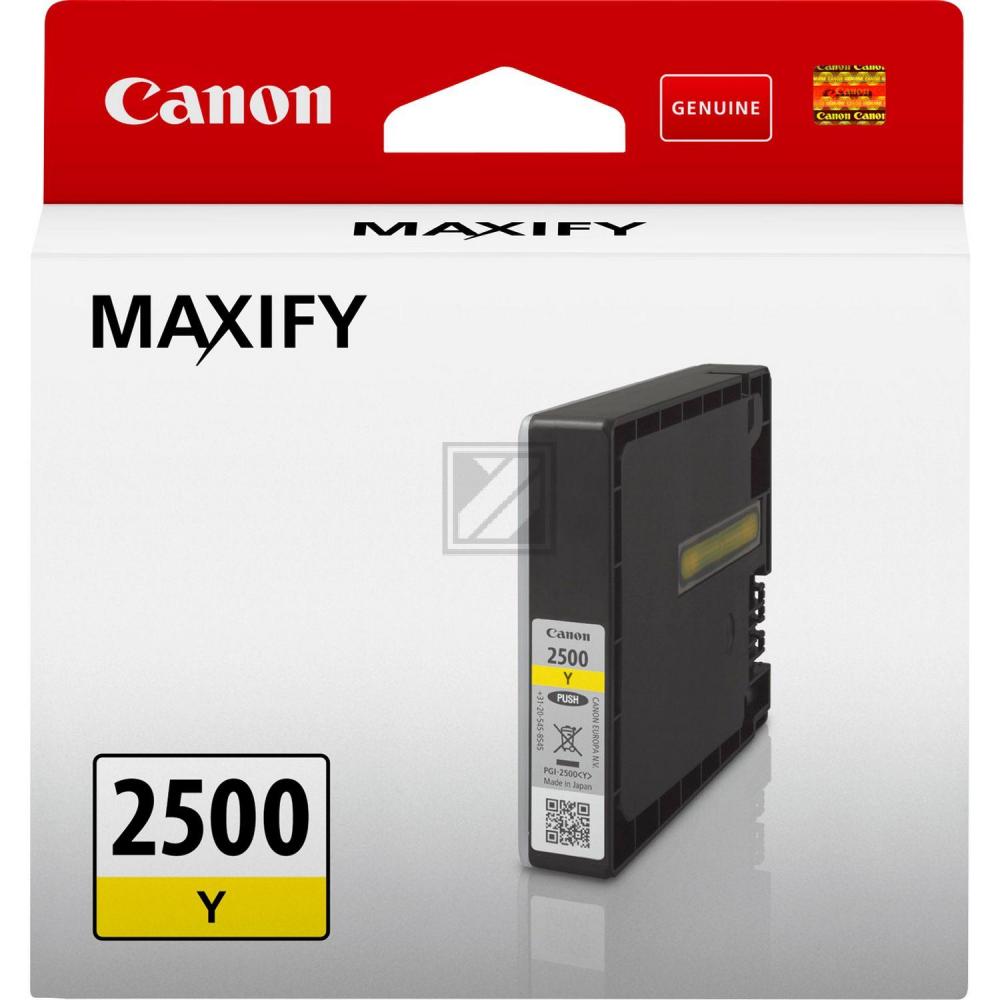 CANON Tintenpatrone yellow PGI-2500Y MAXIFY MB5050/MB5350 700 S.