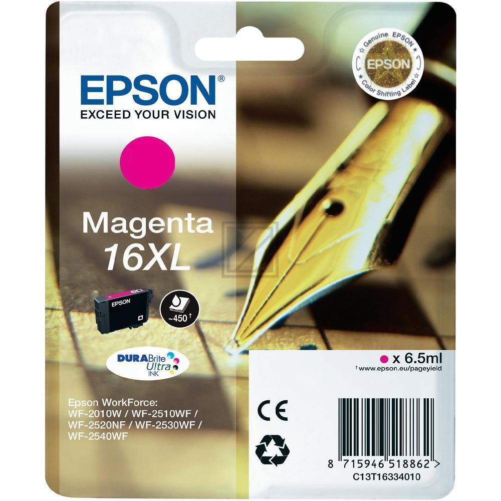 EPSON Tintenpatrone 16XL magenta T163340 WF 2010/2540 450 Seiten