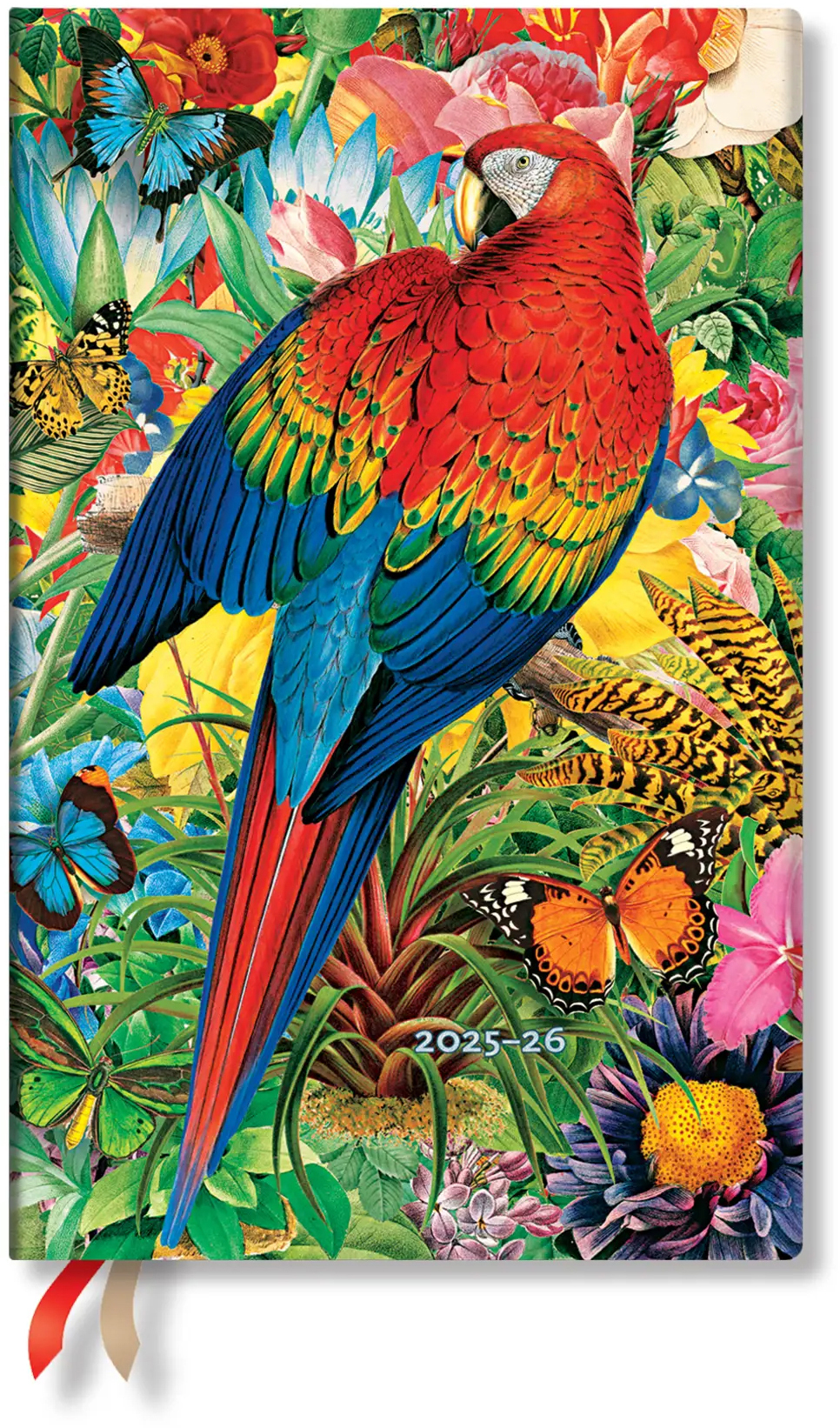 PAPERBLANKS Agenda Trop. Garten Maxi 25/26 FD0670-2 1W/2S 18M DE VER SC 13.5x21cm