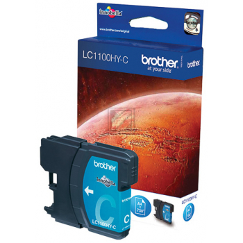 BROTHER Tintenpatrone HY cyan LC-1100HYC MFC-6490CW 750 Seiten