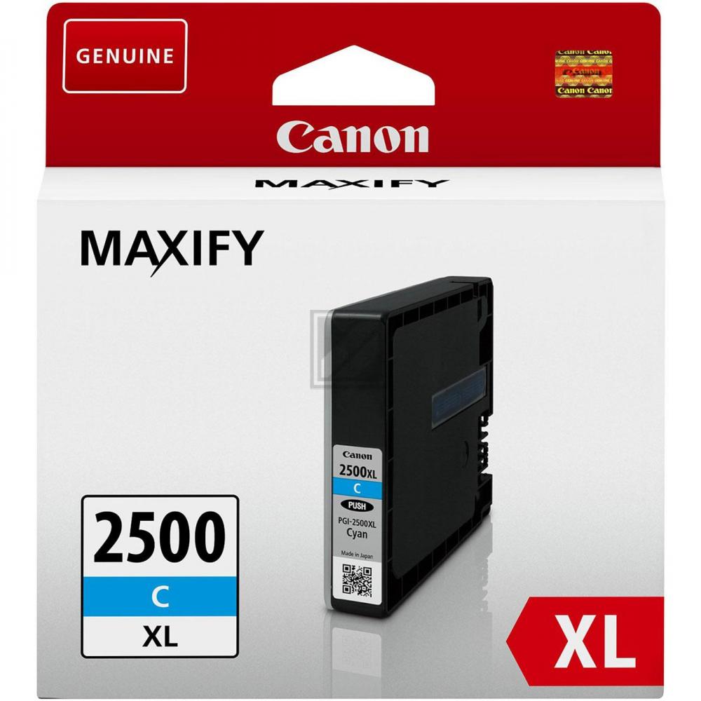 CANON Tintenpatrone XL cyan PGI-2500XL C MAXIFY MB5050/MB5350 19,3ml