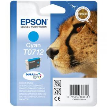 EPSON Tintenpatrone cyan T071240 Stylus DX4000 485 Seiten