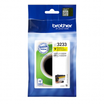 BROTHER Tintenpatrone yellow LC-3233Y DCP-J1100DW 1500 Seiten