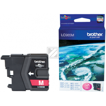 BROTHER Tintenpatrone magenta LC-985M DCP-J315W 260 Seiten