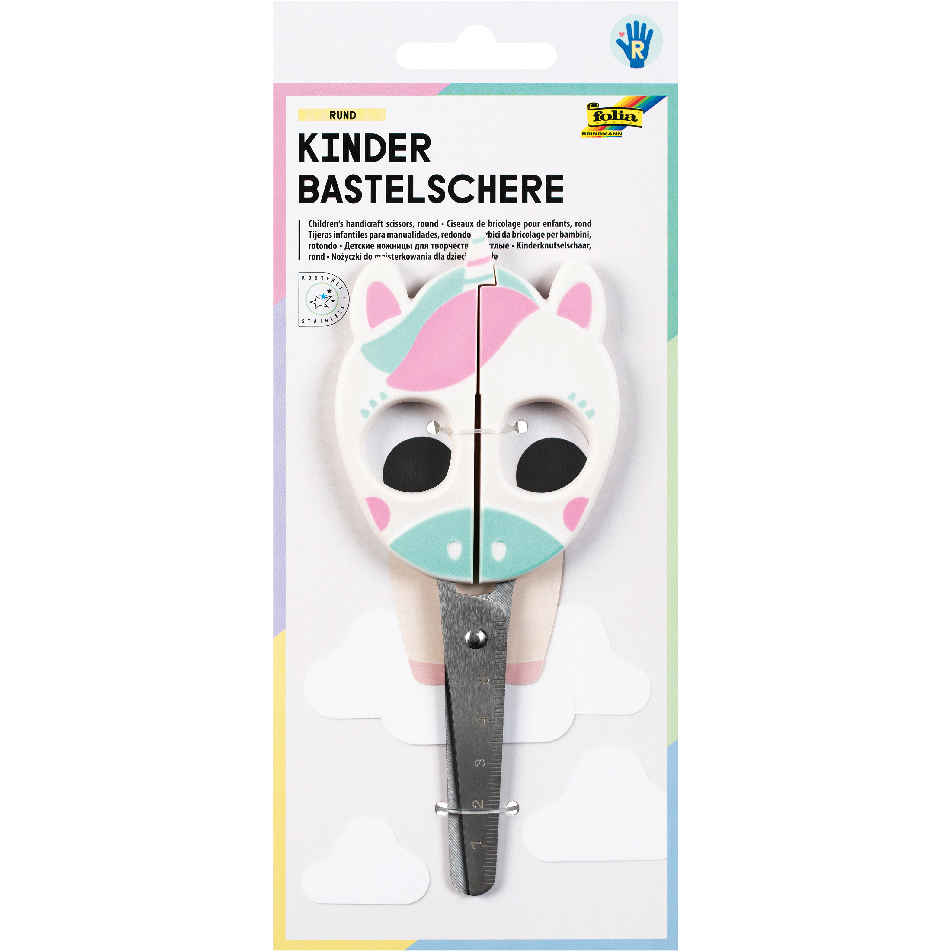 FOLIA Bastelschere 16cm 771 Unicorn