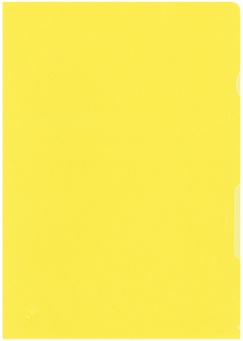 BÜROLINE Sichtmappen A4 620075 gelb 100 Stück