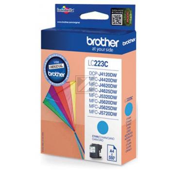 BROTHER Tintenpatrone cyan LC-223C MFC-J5620DW 550 Seiten BROTHER Tintenpatrone cyan LC-223C MFC-J5620DW 550 Seiten