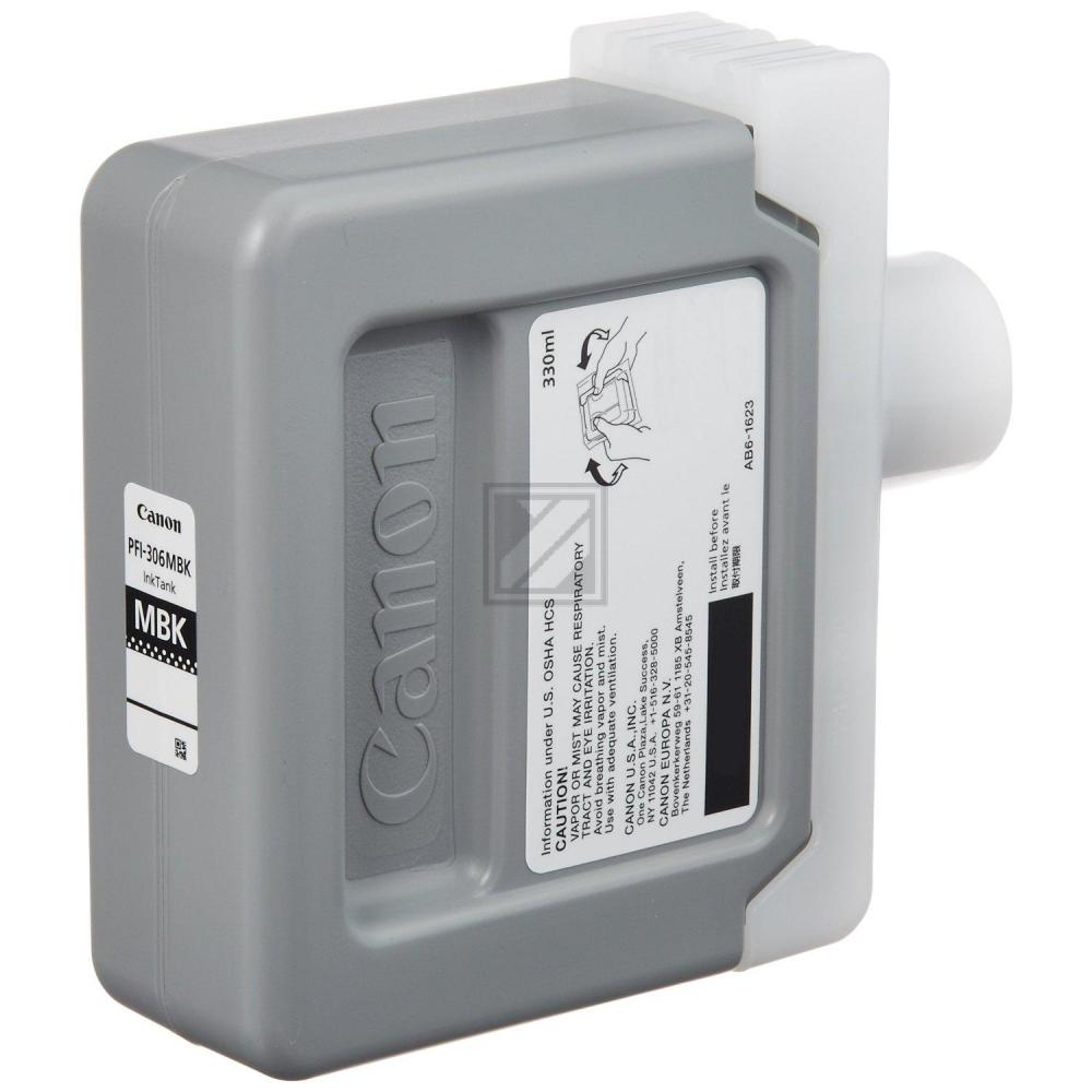 CANON Tintenpatrone matt schwarz PFI306MBK iPF 8300 330ml
