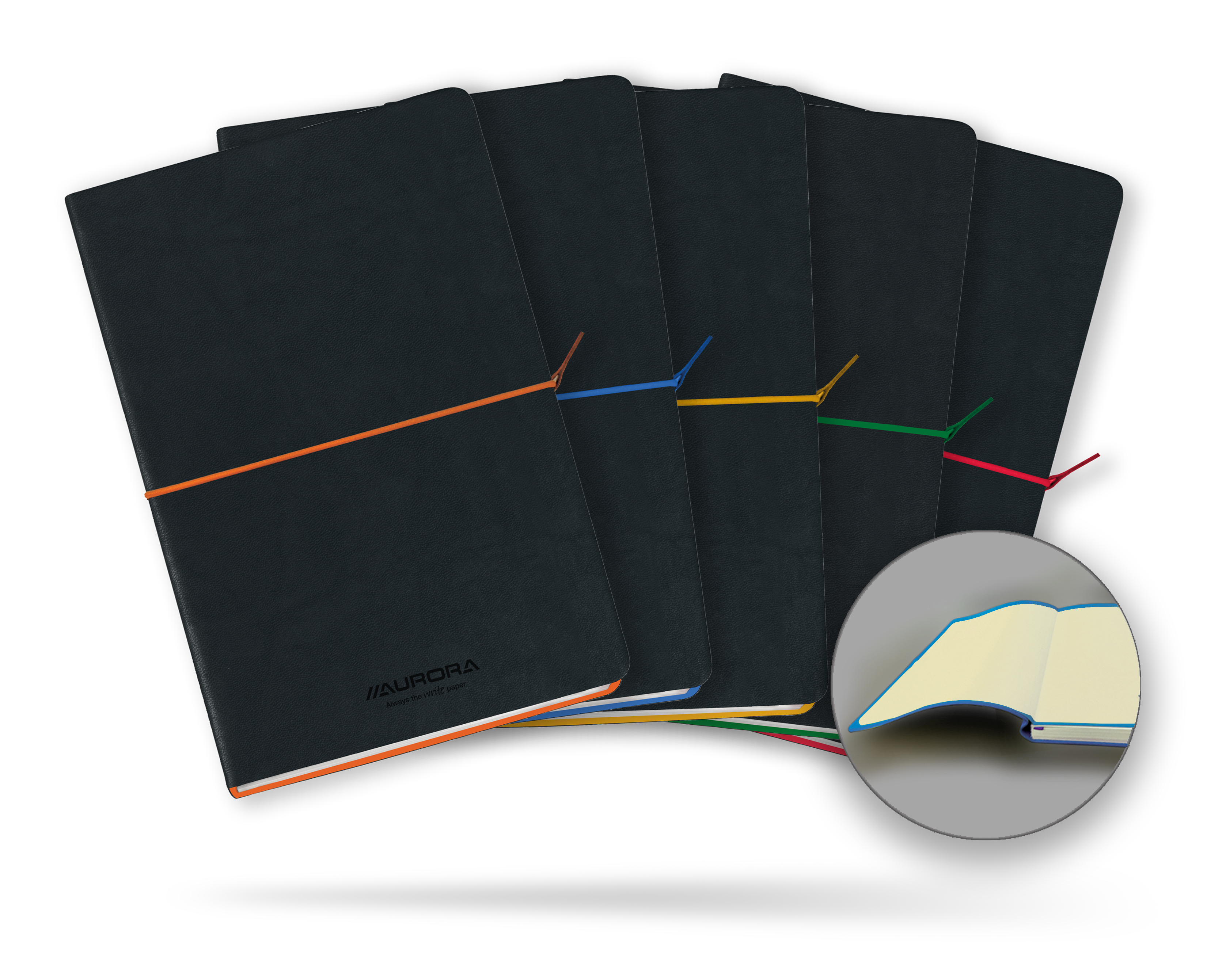 AURORA Notizbuch Tesoro A5 2396TESJ mehrfarbig, liniert 96 Blatt
