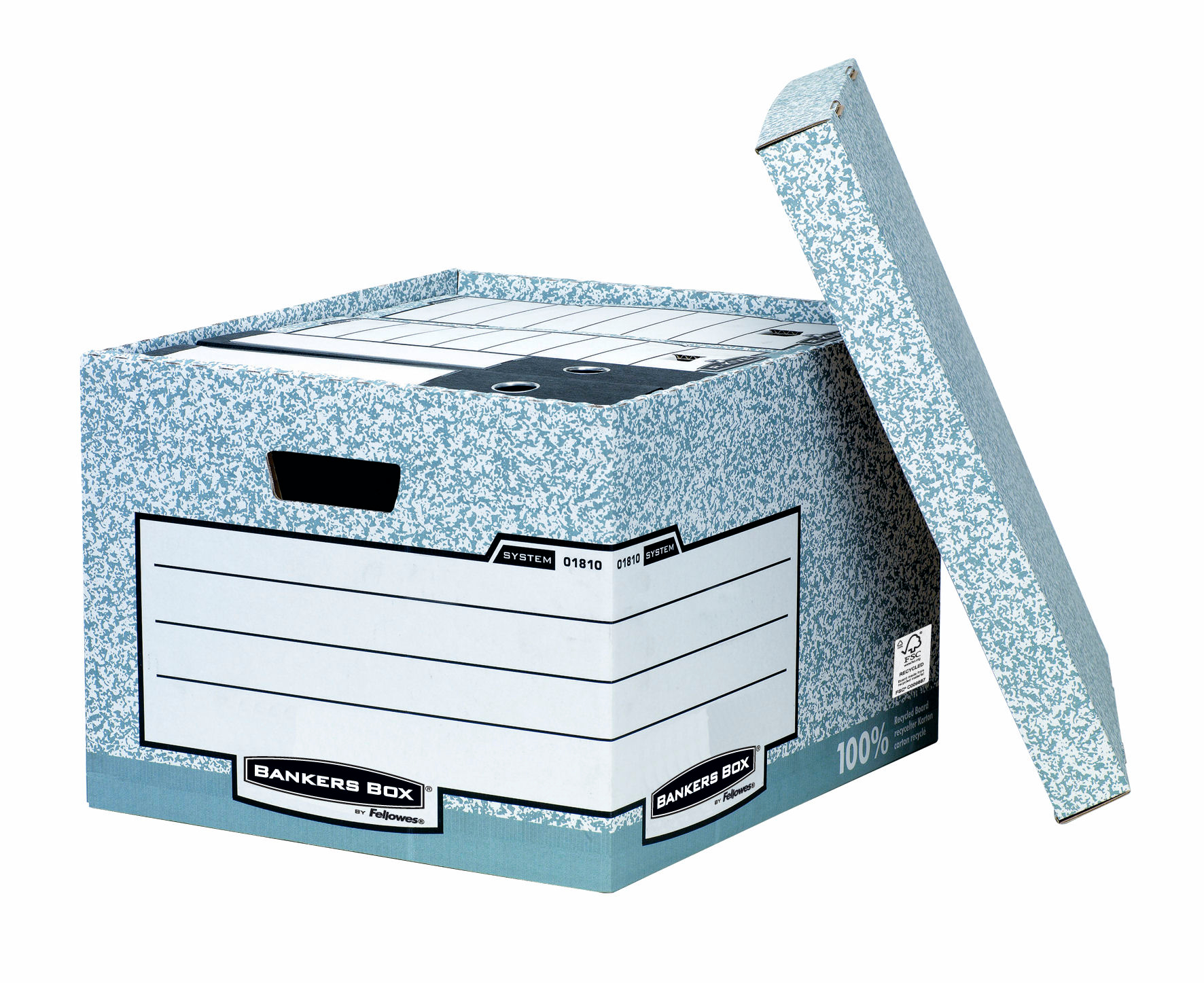FELLOWES BankersBox grau/weiss 01810-FFEU 38x28.7x43cm