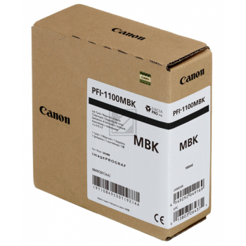 CANON Tintenpatrone matt schwarz PFI1100MB iPF PRO-2000/PRO-6000S 160ml