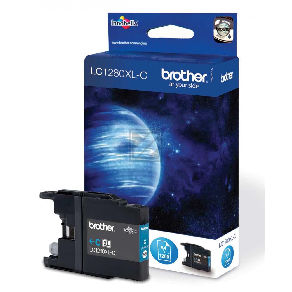 BROTHER Tintenpatrone HY cyan LC-1280C MFC-J6510DW 1200 Seiten