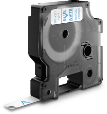DYMO Schriftband D1 S0720690 blau/weis 9mm/7m