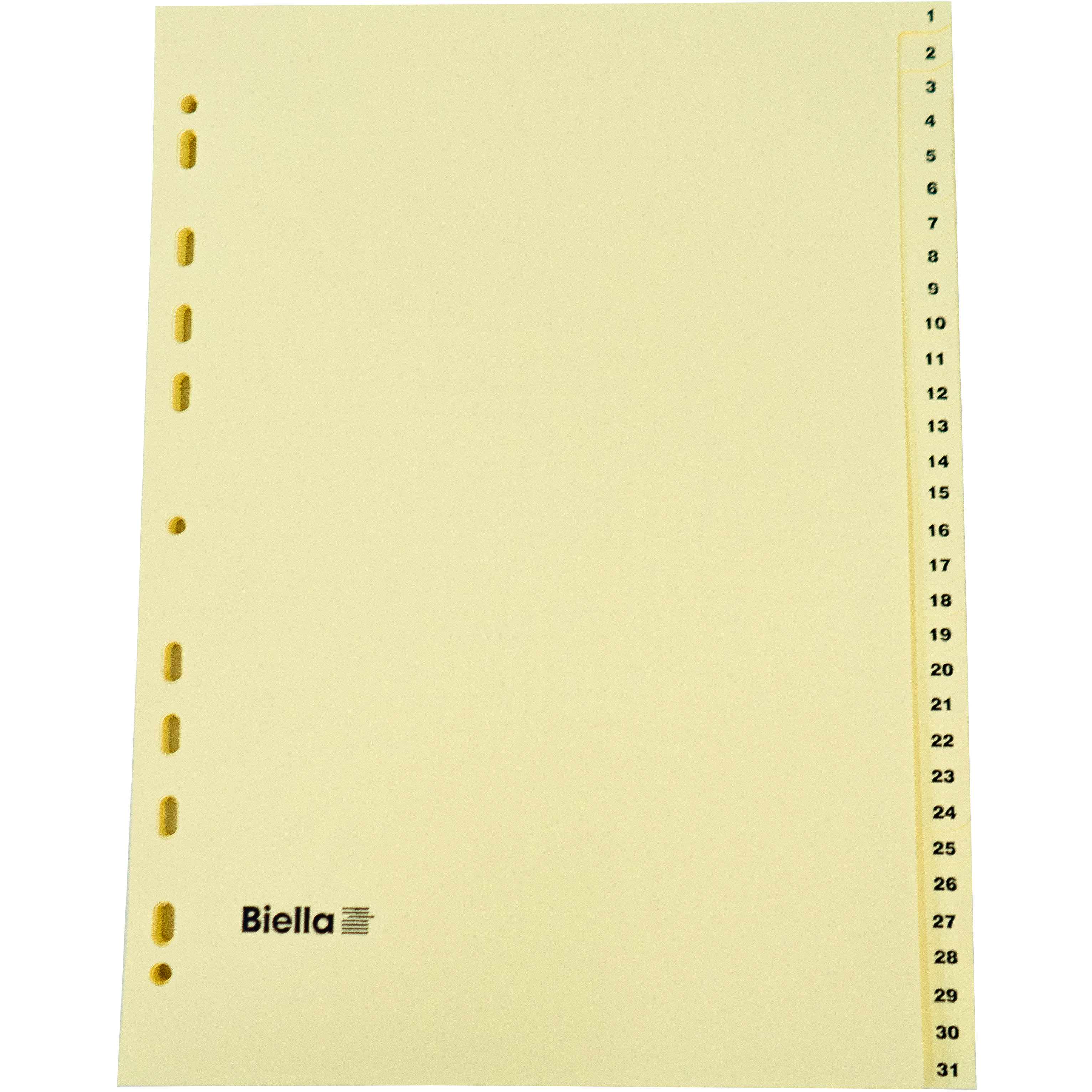 BIELLA Kartonregister A4 19443100U braun 1-31