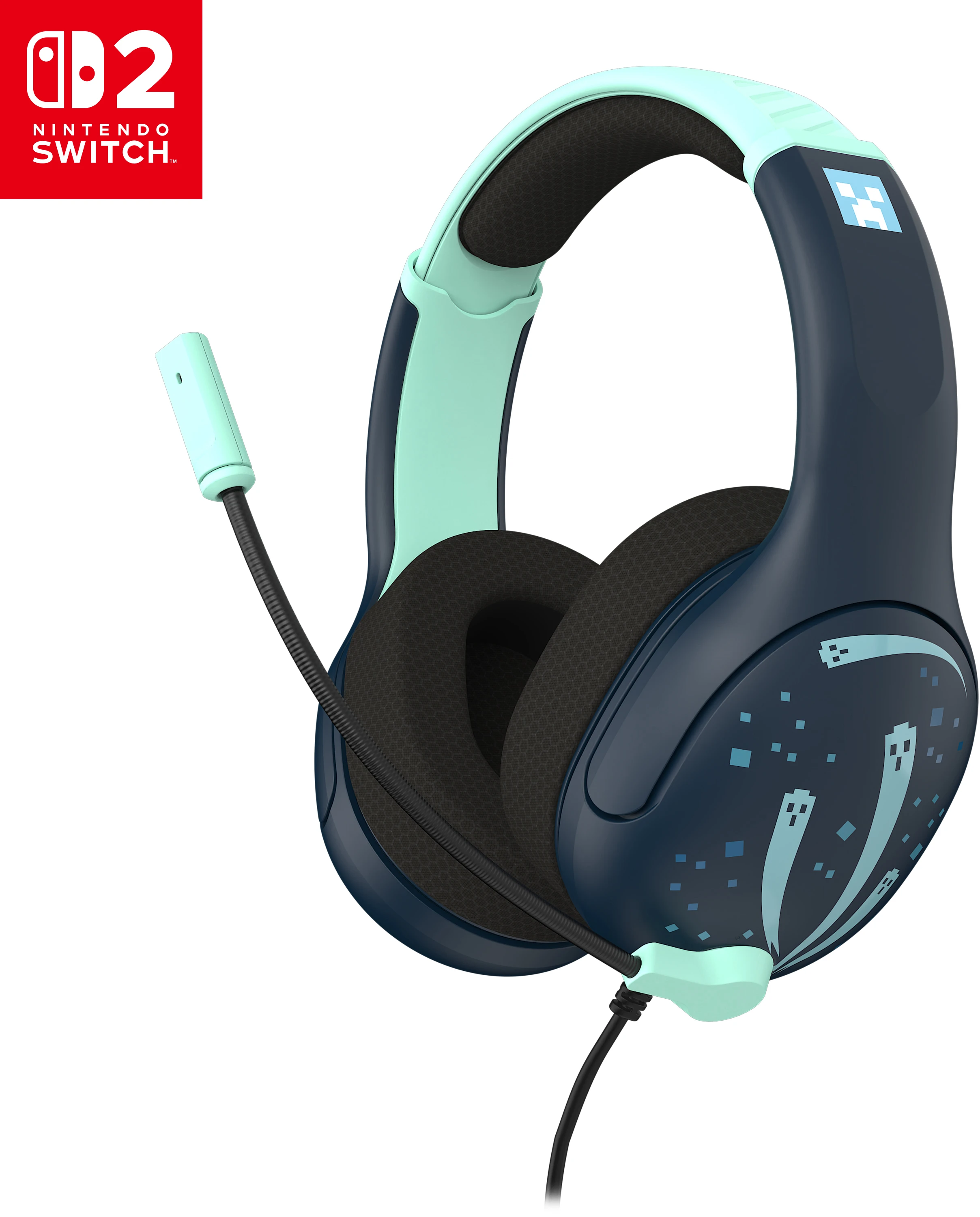 TURTLE BEACH Airlite Fit Headset TBS-8003-25-MC Minecraft Dungeons II,NSW2
