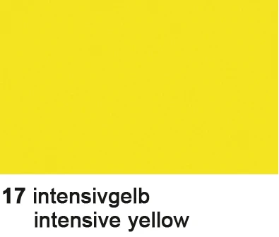 BÜROLINE Fotokarton 50x70cm 3882217 300g, intensivgelb
