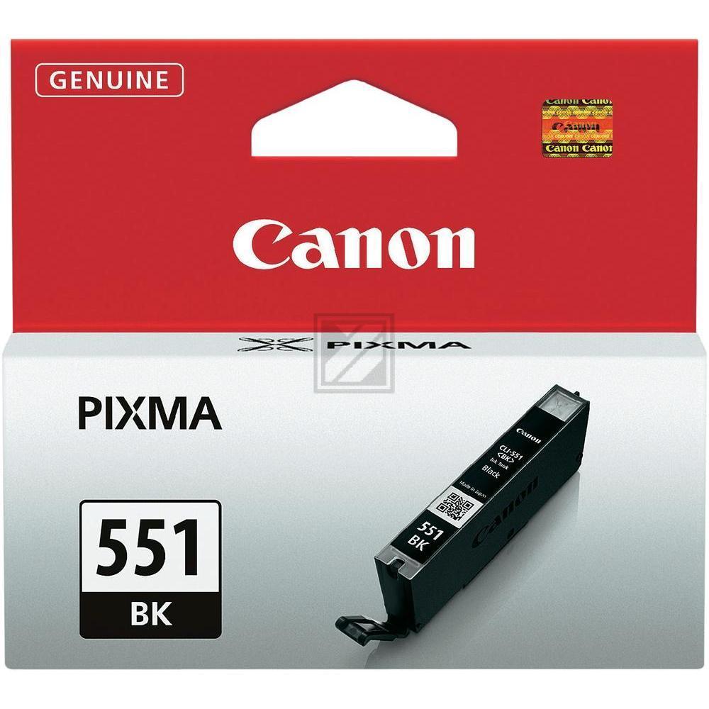 CANON Tintenpatrone schwarz CLI-551BK PIXMA MG5450 7ml