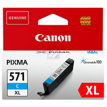 CANON Tintenpatrone XL cyan CLI-571XLC PIXMA MG5750 11ml