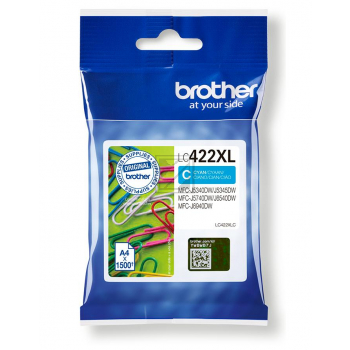 BROTHER Tintenpatrone HY cyan LC-422XLC MFC-J5340 1500 Seiten