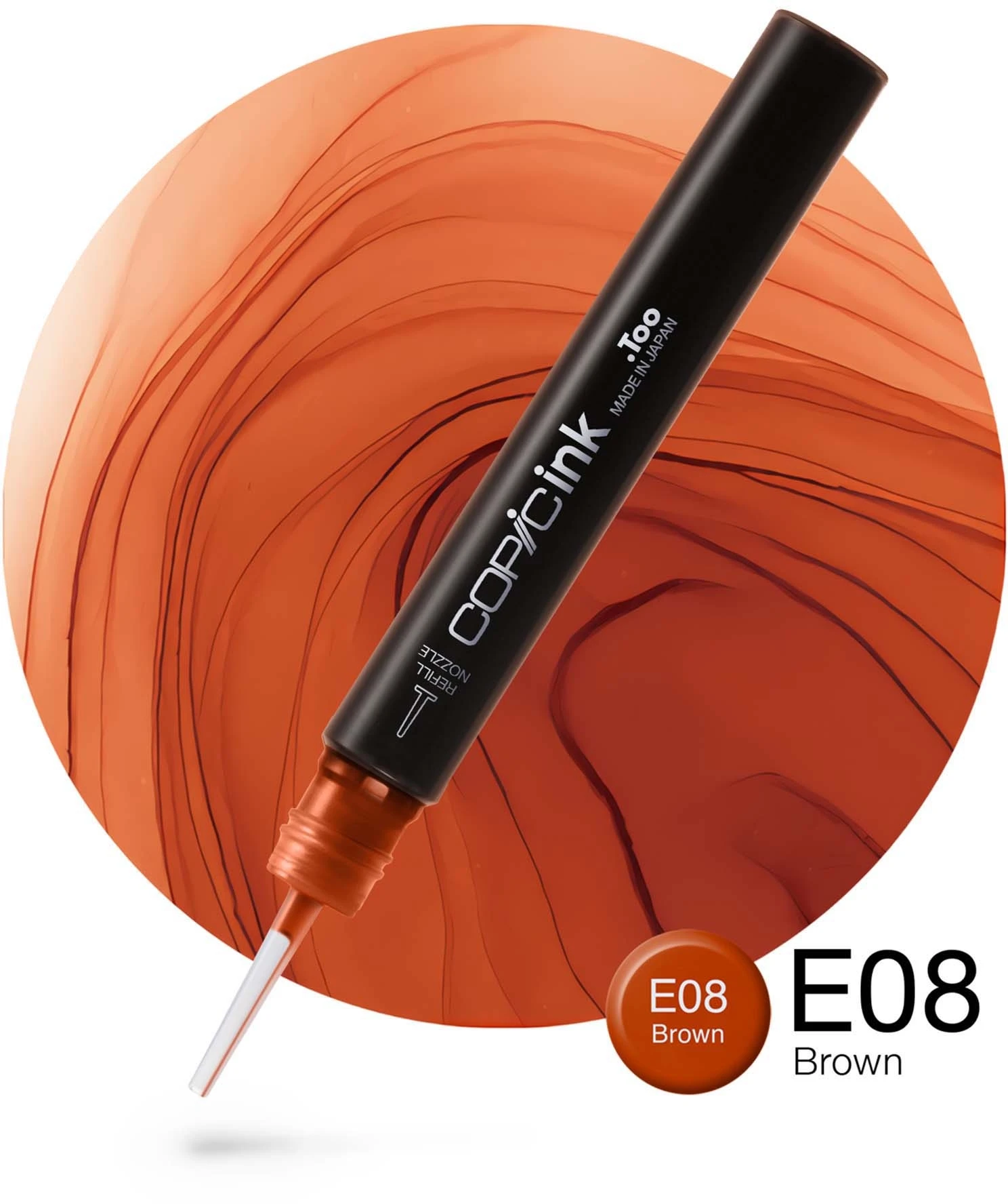 COPIC Ink Refill 21076244 E08 - Brown