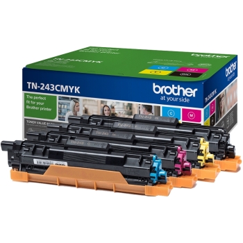 BROTHER Toner Multipack CMYK TN-243CMYK HL-L3210CW 1000 Seiten